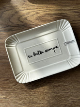 Carica l'immagine nel visualizzatore di Gallery, Vassoio Rettangolare In Porcellana con scritta