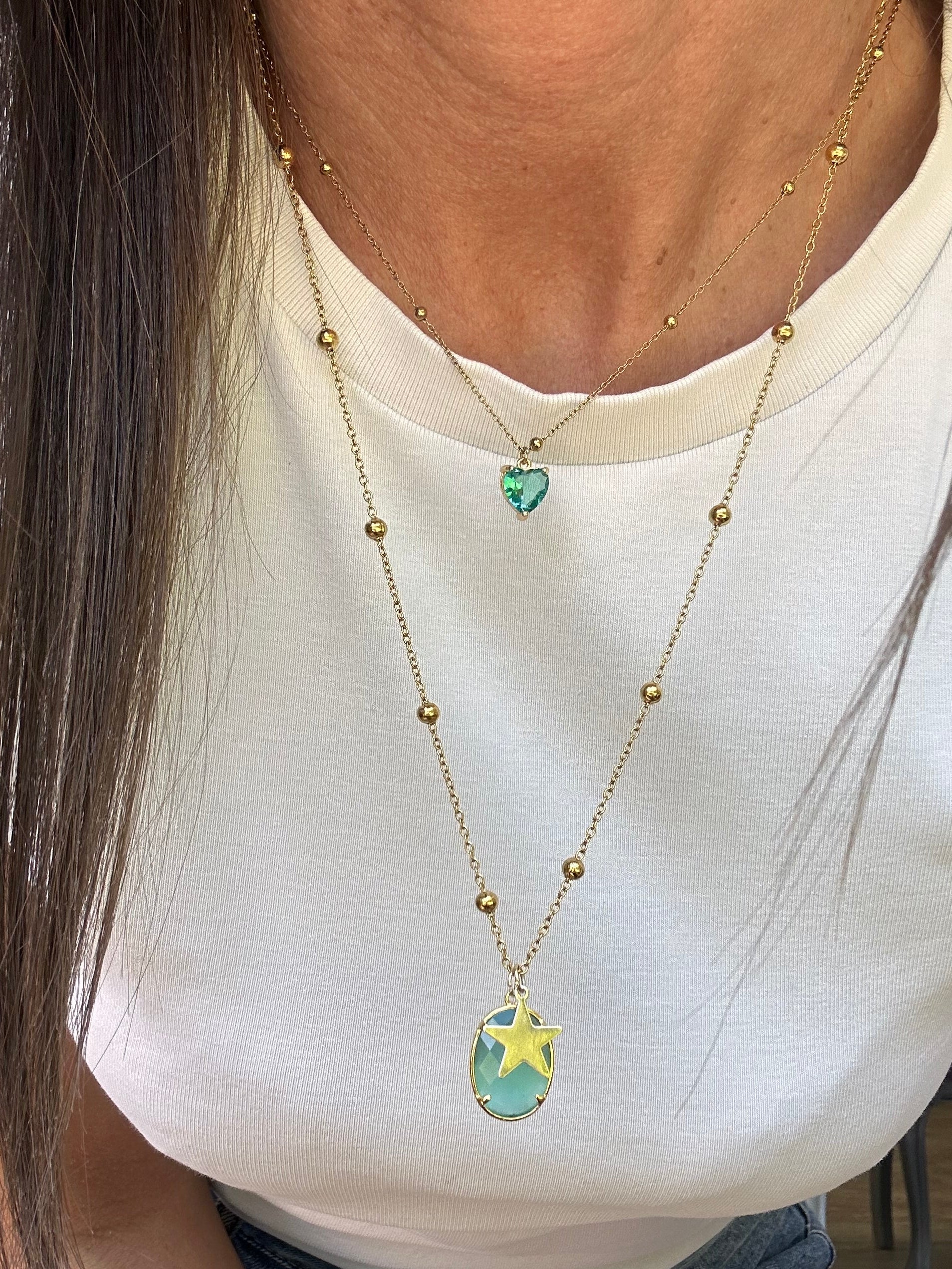 Collana cuore luminoso