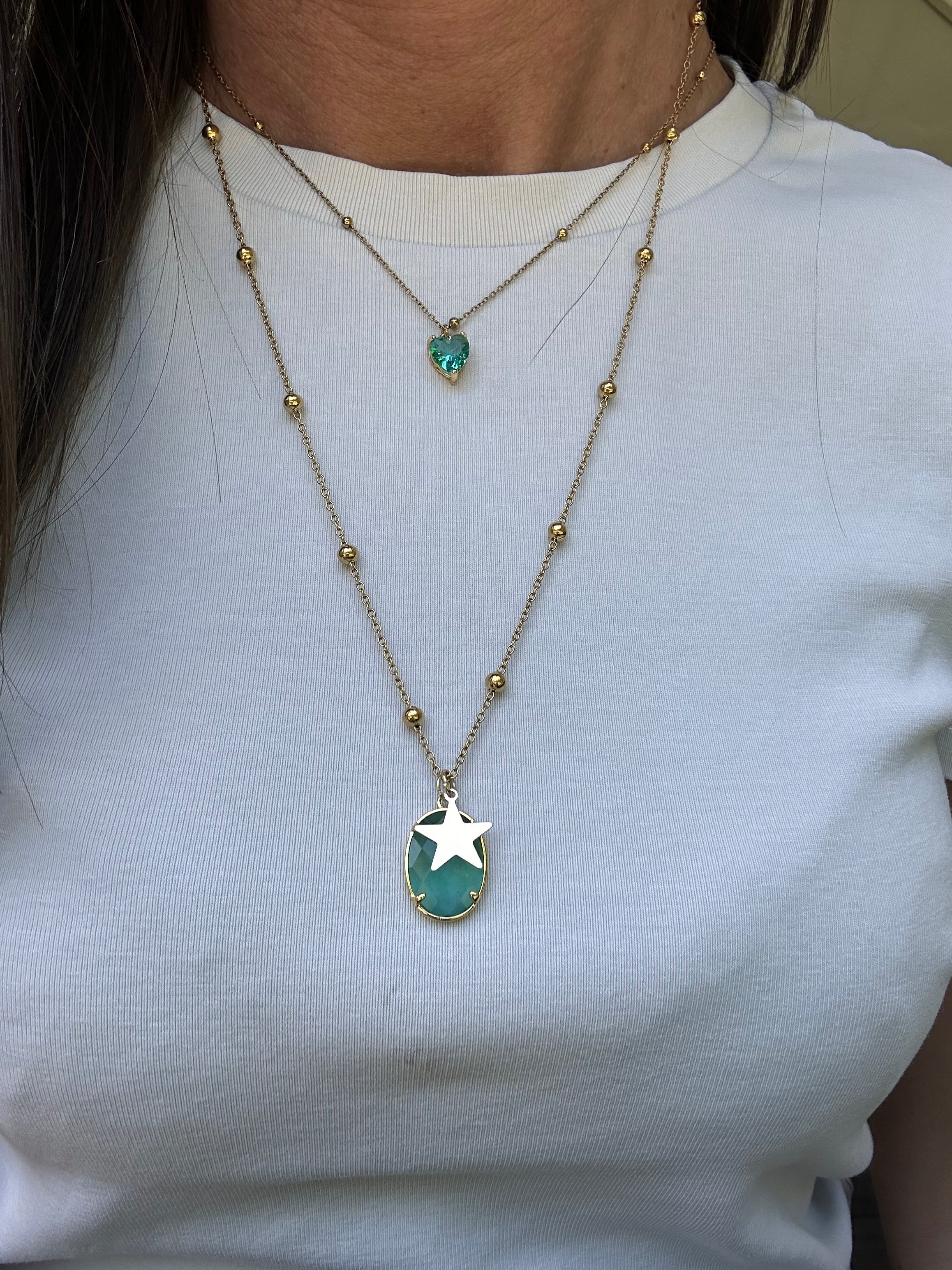Collana cuore luminoso