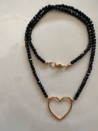 Collana Cuore Ematite