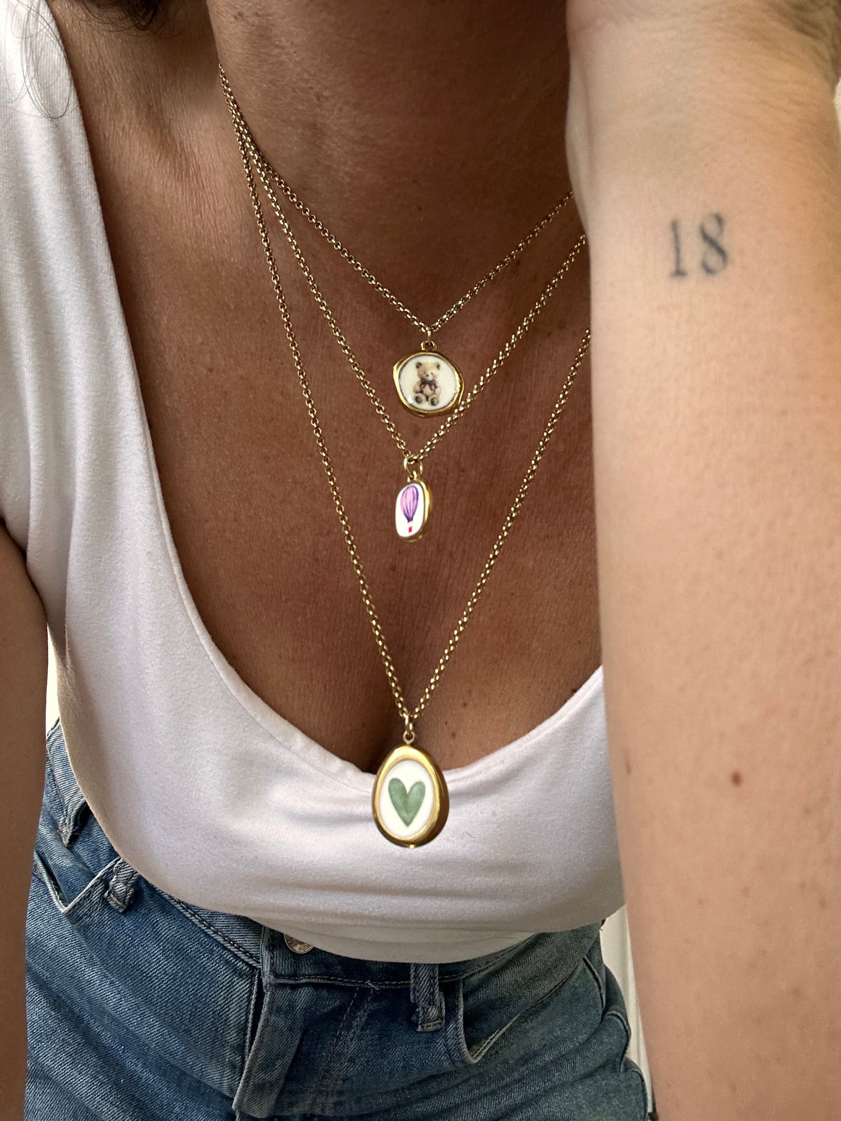 Collana Cuore Verde