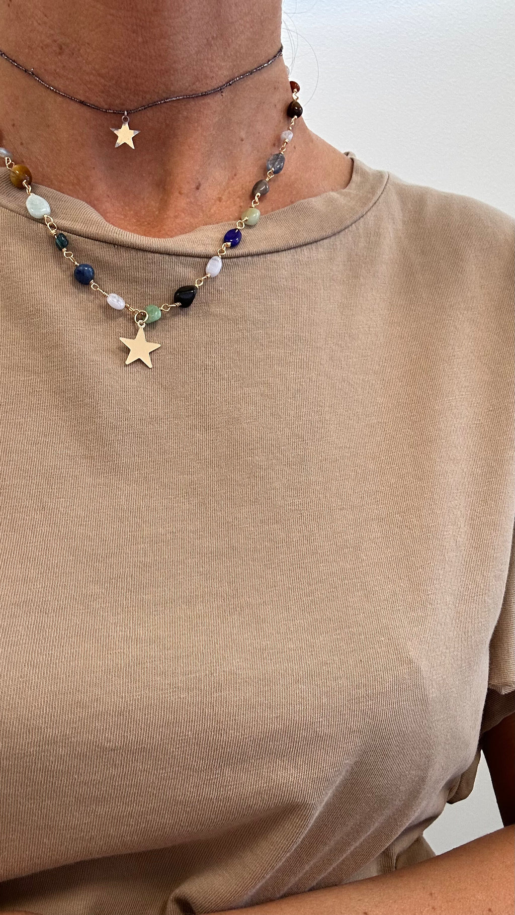 Collana Pietre Dure e Stellina