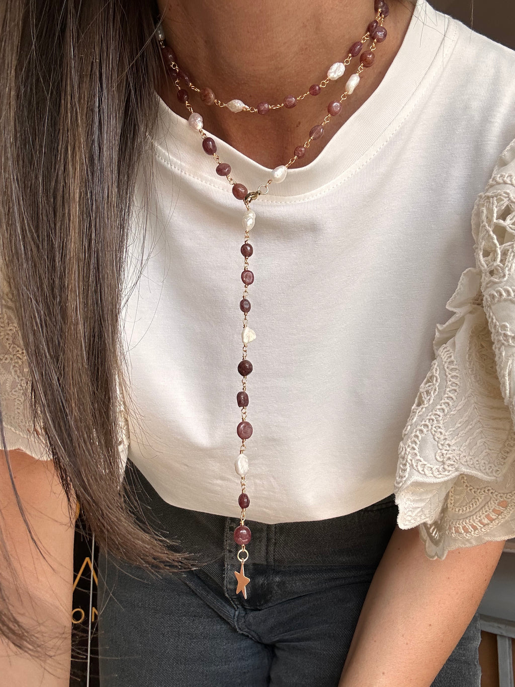 Collana ESSENZA pietre dure