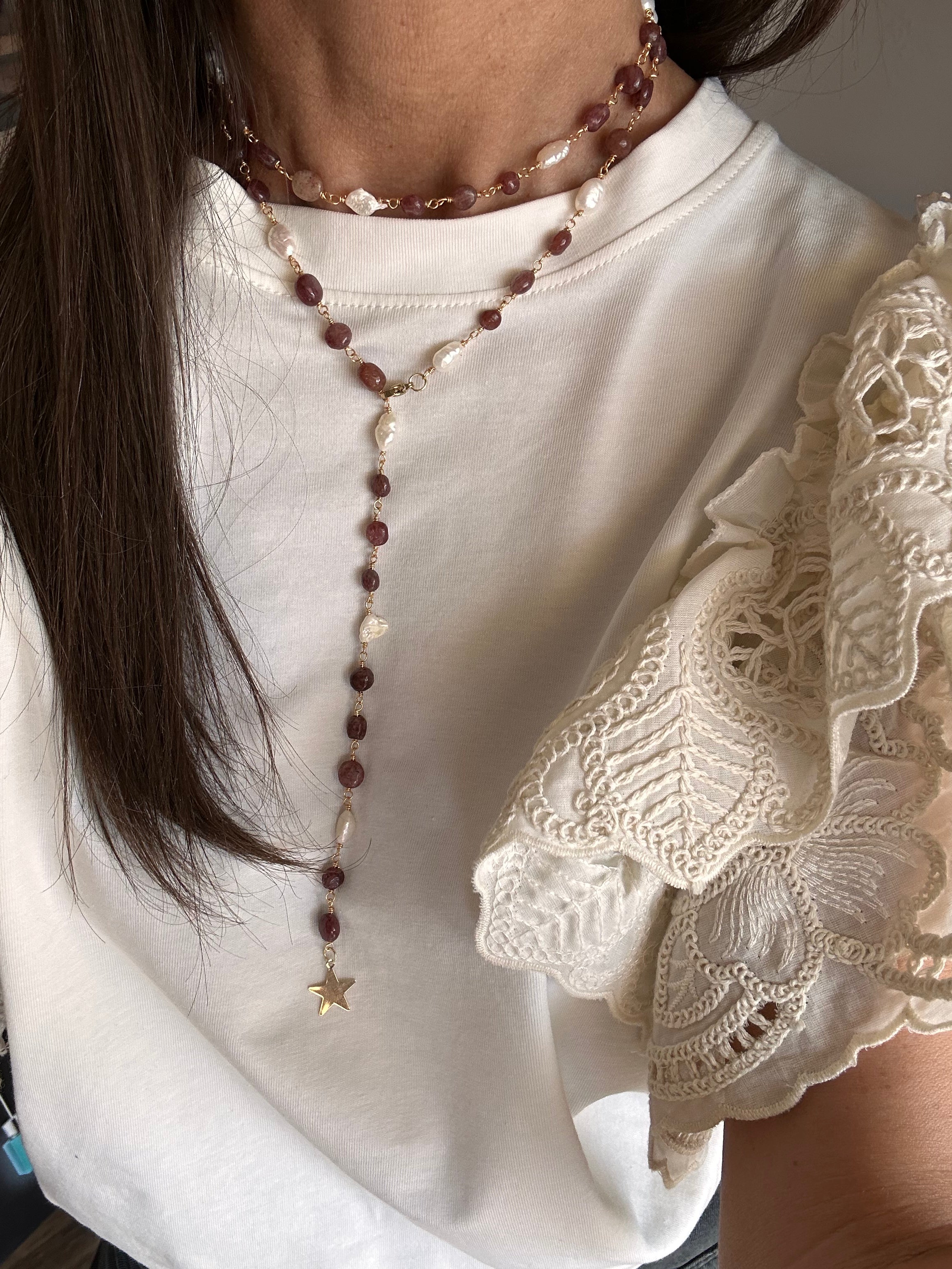 Collana ESSENZA pietre dure