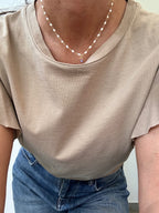 Collana Piccole Perle e Stellina