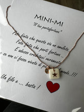 Carica l&#39;immagine nel visualizzatore di Gallery, Collanine con cordino e charms
