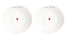 Carica l&#39;immagine nel visualizzatore di Gallery, Set 2 Piatti Piani - Scritte Varie

