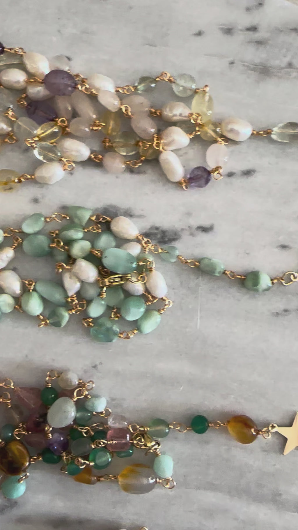 Collana ESSENZA pietre dure