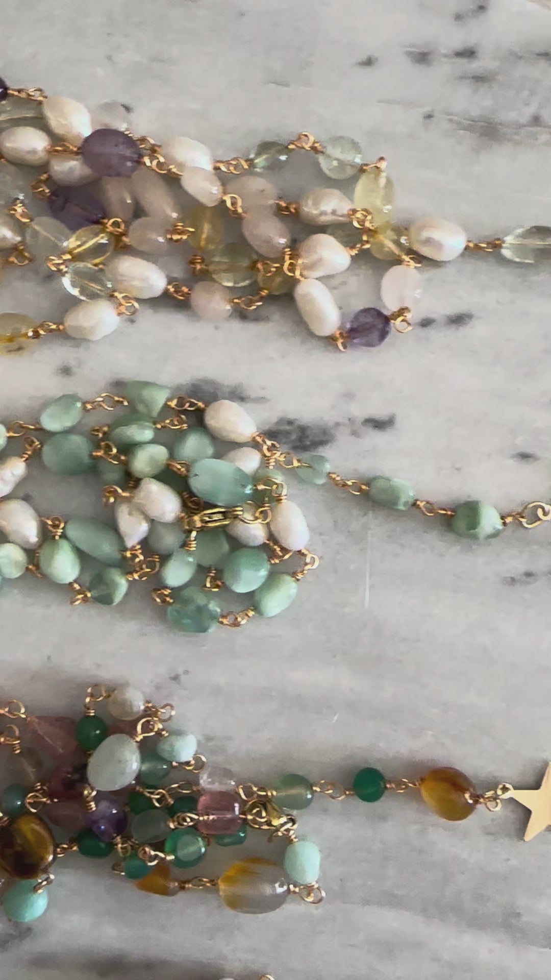 Collana ESSENZA pietre dure