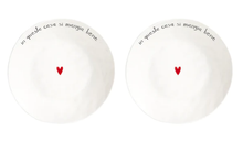 Carica l&#39;immagine nel visualizzatore di Gallery, Set 2 Piatti Piani - Scritte Varie
