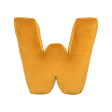 Carica l&#39;immagine nel visualizzatore di Gallery, Cuscino Lettera In Velluto Giallo
