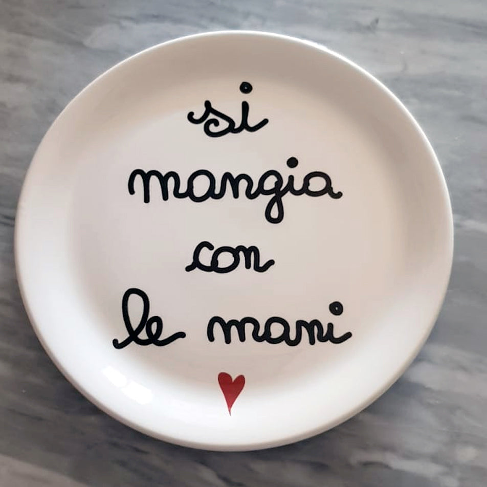 Piatto Pizza - Si Mangia Con Le Mani