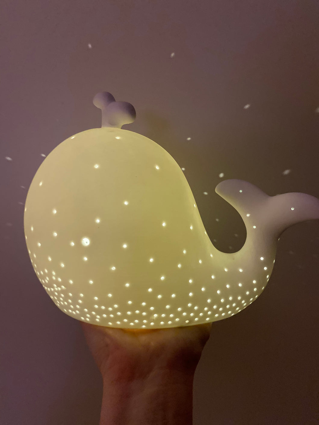 Lampada senza filo - Balena