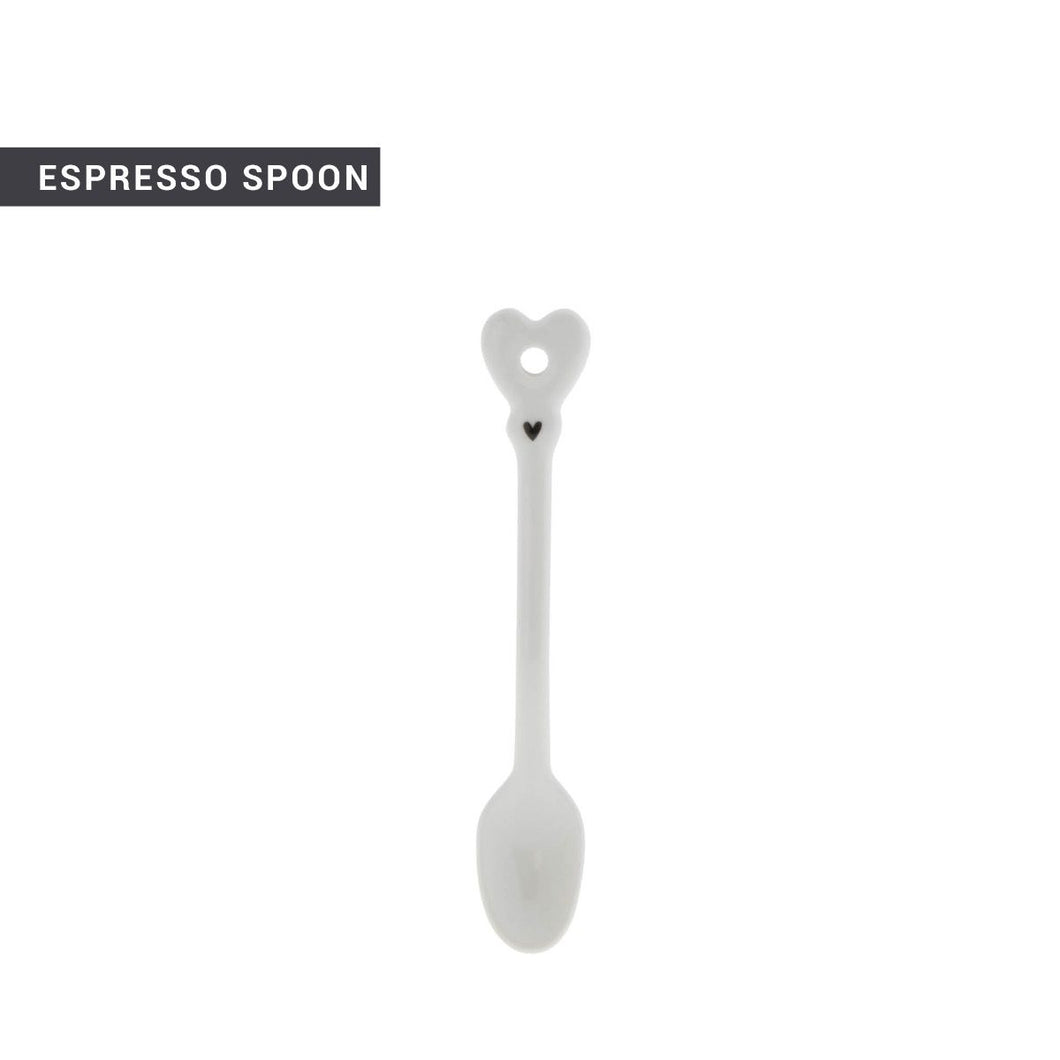 Cucchiaino Espresso Cuore Nero