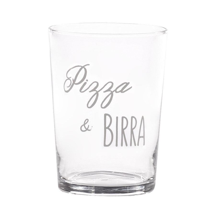 Set bicchieri 6 pezzi - Pizza & Birra